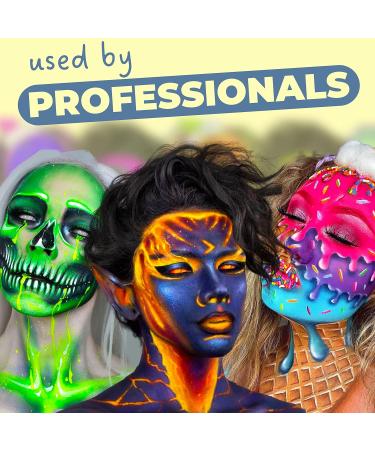 Blue Squid PRO Face Paint - Classic Yellow 30gm - Professional Water Activated Face & Body Paint for Halloween & SFX - Buy Online on SooperMarket.com