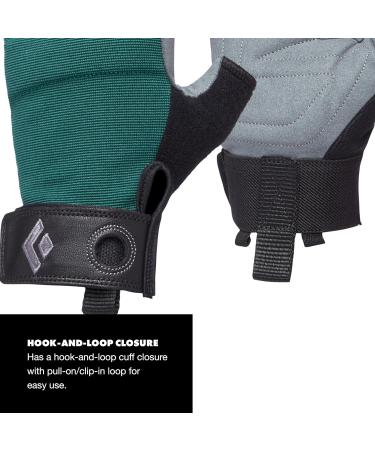 Black Diamond Women's W Crag Half Finger Gloves - Raging Sea | Premium Climbing Gear for Ultimate Grip & Comfort | Shop Internationally - Buy Online on SooperMarket.com