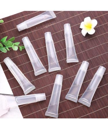 ZOKLU 13ML Refillable Lip Gloss Balm Tubes - Clear Cosmetic Containers (Pack of 90) - Buy Online on SooperMarket.com
