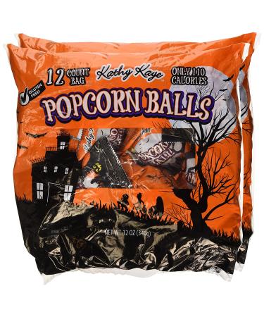 Sweet & Salty Halloween Treat: 12 Count Bag Popcorn Balls 12 oz (Pack of 2) - Buy Online on SooperMarket.com