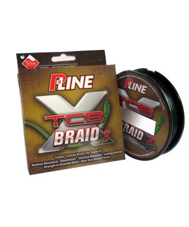 P-Line TCB 8 Carrier 150-Yard Braided Fishing Line 20-Pound Green