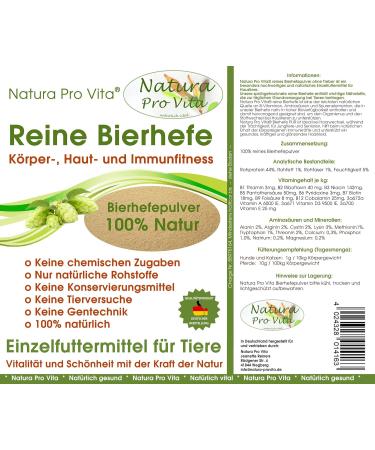 Bieriefe Horse Natural Biotene Cure - 1kg Pure Beer Yeast Powder for Healthy Digestion Immune Support & Glossy Coat - Buy Online on SooperMarket.com