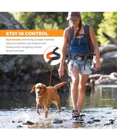 Tuff Mutt Hands Free Dog Leash A Dog Running Leash for Dogs That Makes A Great Waist Leash for Dog Walking Double Handle Bungee Dog Leash with Reflective Stitching and Adjustable Dog Walking Belt Gray - Buy Online on SooperMarket.com