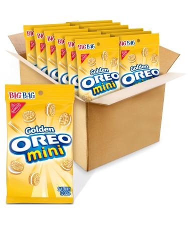 OREO Mini Golden Sandwich Cookies, Vanilla Flavor, 12 Big Bags