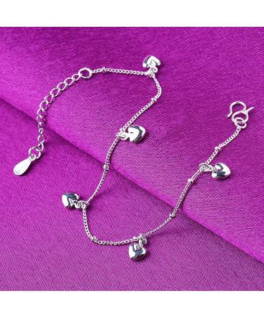 Shop OralGos Custom Heart Charm Bracelets - Stylish Heart Pendants for Daily Wear - International Shipping Available - Buy Online on SooperMarket.com