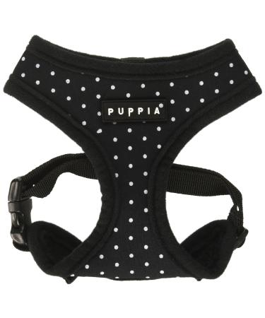 Puppia Dotty Harness A Black Small