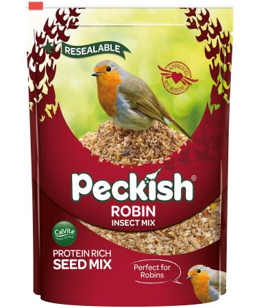 Peckish Robin Bird Seed and Insect Mix 1 kg brown 1 kg (Pack of 1) Single
