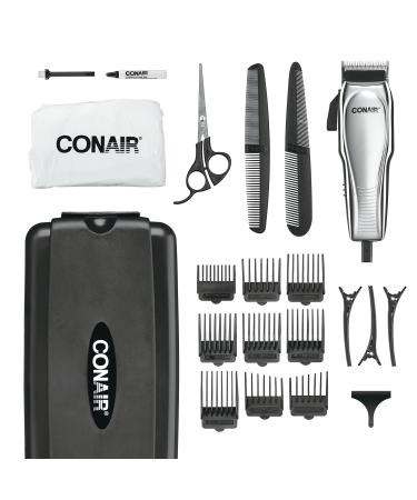 Conair Custom Cut 21-piece Hair Clipper Chrome