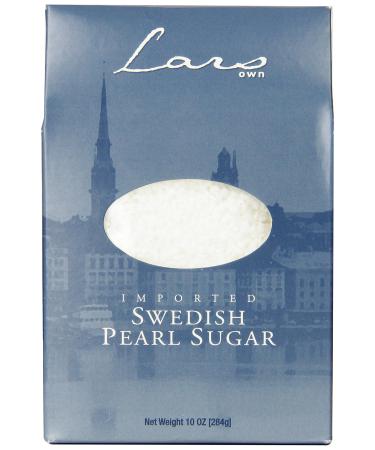 Lars' Own Swedish Pearl Sugar, 10 Ounce 10 Ounce (Pack of 1)