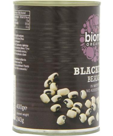 Biona Organic Blackeye Beans in Water 400g Package may vary (Pack of 2) - Buy Online on SooperMarket.com