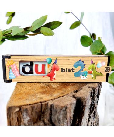 Gift boy 2 years - chocolate bar gift box incl. Duplo dino - gift 2 years boys & girls boy 2 years of gift ideas gift for 2 year old boys 2 year boy birthday 2 years 02 dino
