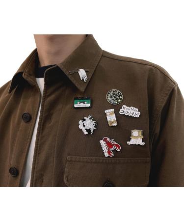 SINCCO Cute Enamel Backpack Pins Set - 20/40 PCS Funny & Cool Button Pins for Backpacks, Jackets, Hats - Aesthetic Brooch Lapel Pins Anime - Perfect Gifts for Kids & Girls - Buy Online on SooperMarket.com