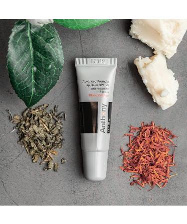Anthony 25 SPF Lip Balm with Sunscreen - Moisturizing Treatment for Chapped Lips with Green Tea Shea Butter & Vitamin E - Blood Orange Flavor - Shop Internationally - Buy Online on SooperMarket.com