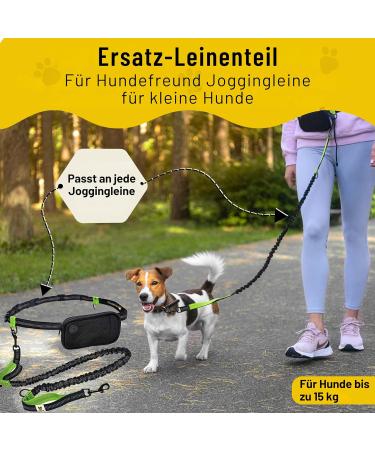 Buy Bungee Leash for Small Dogs (up to 15kg) - Adjustable 110-160cm Jogging Line Extension with 2 Loops - Buy Online on SooperMarket.com