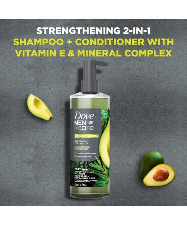 DOVE MEN 2in1 Pro Strength Shampoo & Conditioner - 17.5 oz | International Shipping Available - Buy Online on SooperMarket.com