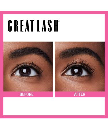 Maybelline Great Lash Mascara 100 Blackest Black - 0.43 fl oz | Volume & Definition - Buy Online on SooperMarket.com