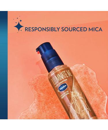 Vaseline Illuminate Me Body Oil - Shimmering Bronzer for Melanin-Rich Skin | Radiant Hydrating Shimmer Oil (3.3 Oz Pack of 2) - International Shipping Available - Buy Online on SooperMarket.com