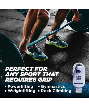 Inill Liquid Chalk - 50ml Blue | Non-Toxic Gym Chalk for Weightlifting, Powerlifting, and Rock Climbing | Exercise and Workout Lifting Chalk - Buy Online on SooperMarket.com