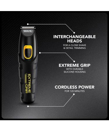 Wahl Extreme Grip 7-in-1 Multigroomer for Men - Beard Trimmer, Nose Hair Trimmer, Body Shaver, Stubble Trimmers, Male Grooming Set - Buy Online on SooperMarket.com