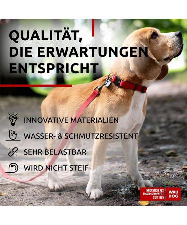 Waudog Waterproof Adjustable Dog Collar - Perfect for Big Medium and Small Dogs | Stylish & Durable Puppy Collars - Buy Online on SooperMarket.com