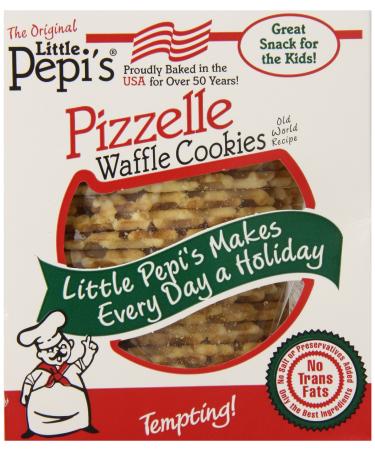 Little Pepi's Pizzelles, Lemon, Natural and Artificial Flavors , 7 Ounce 7 Ounce (Pack of 1)