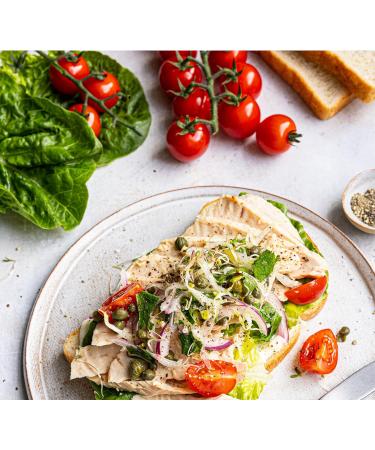 Shines Wild Irish Albacore Tinned Tuna in Olive Oil - Low Carb & High Protein Canned Tuna - Ideal for Keto Diet - Hand Filleted - High in Omega 3 - Gluten Free - 12 x 111g Cans - Buy Online on SooperMarket.com