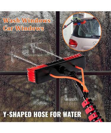 Water Fed Telesbrush 3.6-10.8M Window Cleaning Pole Window Squeegee Window Cleaning Kit Window Extendable Long Reach Cleaning Tool/50Cm Brush/24Ft/7.2M 35cm Brush Head 12M/39FT - Buy Online on SooperMarket.com