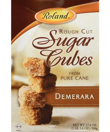 Roland Rough Cut Demerara Sugar Cubes - 17.6 oz