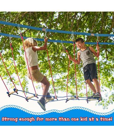 Lily's Things Double Slackline Bridge Attachment - Ninja Course Accessory for Double Slackline Sets - Buy Online on SooperMarket.com