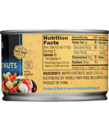 Reese Sliced Water Chestnuts 8 Oz 2 Pack - Premium Quality Ingredients - Buy Online on SooperMarket.com