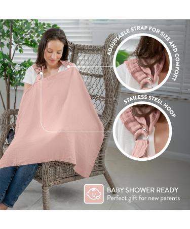 Comfy Cubs Lace Nursing Cover - Soft & Breathable Cotton Apron for Breastfeeding Moms - Buy Online on SooperMarket.com