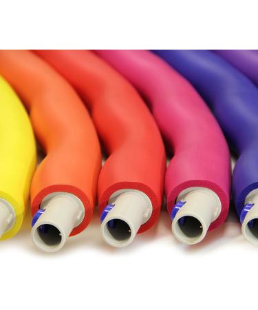 ACU Hoop 4M 4lb Weighted Hula Hoop for Weight Loss Fitness Workout - Rainbow Colors - Buy Online on SooperMarket.com