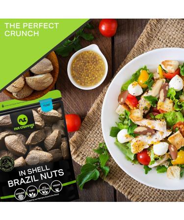 Raw Brazil Nuts In Shell - Whole Superior Quality (5 LB) - Fresh & Healthy Protein Snack - All Natural Keto Friendly & Vegan - 5 Pound Resealable Bulk Pack - Buy Online on SooperMarket.com