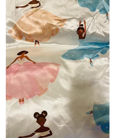 Satin Toddler Pillowcase Set - 13 x 18 inches Ballerina Theme - Retains Hair Moisture - Pack of 2 - Buy Online on SooperMarket.com