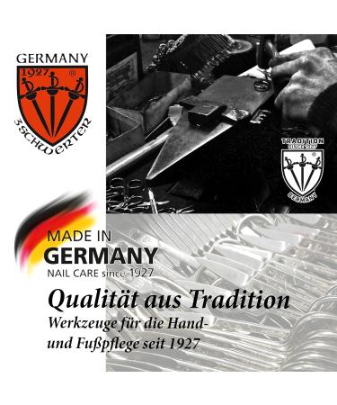 Buy Three Swords Germany 6 pcs Manicure Set 'Genova' - Nail Care Set in Black Synthetic Leather Case with Nail Scissors Skin Scissors Nail Clippers & More - International Shipping Available - Buy Online on SooperMarket.com