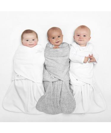 HALO Baby Sleeping Bag Swaddle | 1.5 TOG SleepSack | White 100% Cotton | Easy Zip Access | Newborn Sleep Sack | Boys & Girls 4-6 Months - Buy Online on SooperMarket.com
