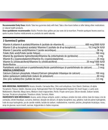 Centrum Women 50 Plus MultiGummies Multivitamins/Minerals Gummies for Women 50+ Cherry Berry and Orange Flavours 120 Gummies (Packaging May Vary) Berry Cherry Orange 130 count (Pack of 1) - Buy Online on SooperMarket.com