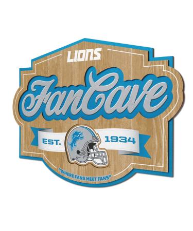 YouTheFan NFL Detroit Lions Fan Cave Sign