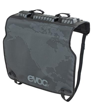 Evoc Tailgate Pad Duo for bicycle transport in a pickup (bicycle transport secure fixation of 2 bikes quick access to the loading flap lever protection for pickup and bike) colors: Olive black