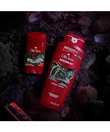 Old Spice Men's Dragonblast Body Wash 30 fl oz - Pack of 4 | Long Lasting Lather - Buy Online on SooperMarket.com