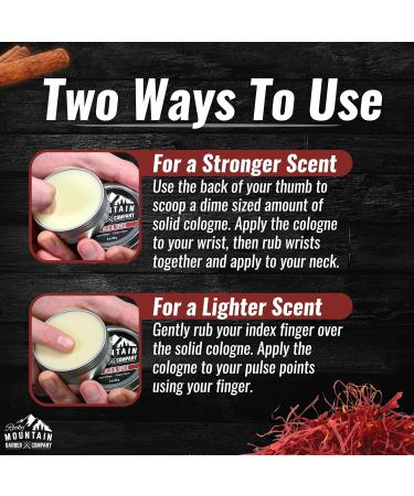Rocky Mountain Barber Company Solid Cologne for Men Citrus & Spice Scent 2 Oz Size - Made with Coconut Oil Shea Butter - Long-Lasting Scent - Buy Online on SooperMarket.com