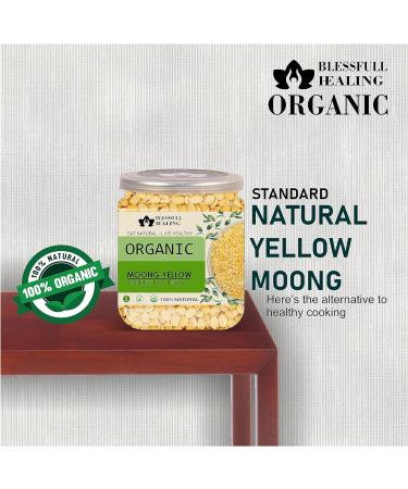 Blessfull Healing Organice Moong Yellow 2 lb (907 Gram) - Buy Online on SooperMarket.com