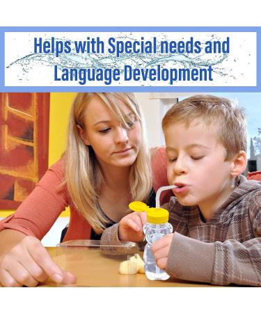 Honey Bear Straw Cup - Special Needs Therapy Bottle for Teaching Juice Sippy - Buy Online on SooperMarket.com