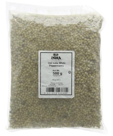 Old India White Peppercorns 500g