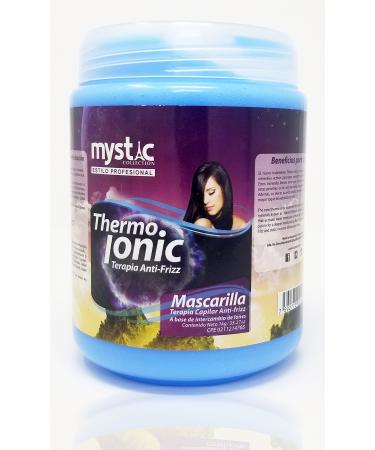 Thermo Group Mystic Thermo Ionic Anti Frizz Capillary Treatment Mask 35.27 Oz - Ionic Hair Treatment Mask For Straighter Frizz Free Smooth & Silky Hair - Reduces Tangles and Enhances Curls