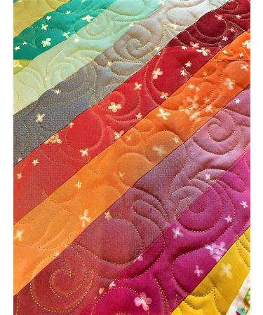 Full Line Stencil Splash of Love - Nylon Mesh Continuous Line Template for Quilting - Free Motion & Long-Arm Machine Quilting - 60037 - Buy Online on SooperMarket.com