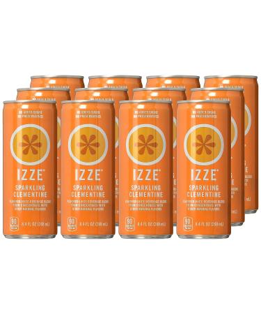 IZZE Sparkling Juice Clementine 8.4 Fl Oz (12 Pack) - Buy Online on SooperMarket.com