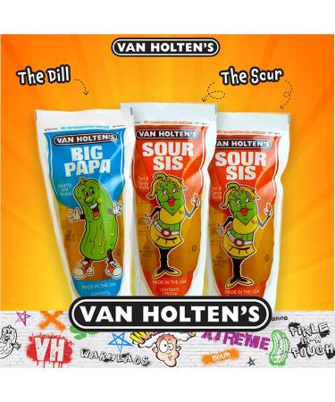 Van Fetched Pimple - Acidic Cucumber Pouch Set | 2x Sour Sis Pimple & 1x Big Papa Pickle (Pack of 3) - Delicious Sour Pimple Mix - Buy Online on SooperMarket.com