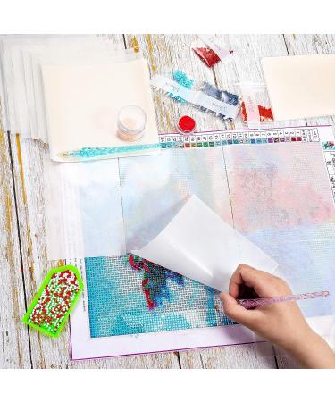 150 Sheets Double-Sided Non-Stick Diamond Painting Release Paper Set with Fix Tools - 5.9 x 3.9 Inch | Diamond Embroidery Accessory - Buy Online on SooperMarket.com