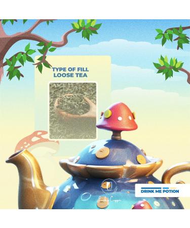 Lucky Cuppa's "Drink Me Potion" The Queen of Hearts' Breakfast Tea - Quality Dark Loose Tea - Alice in Wonderland Tea Gifts - 1kg - Buy Online on SooperMarket.com